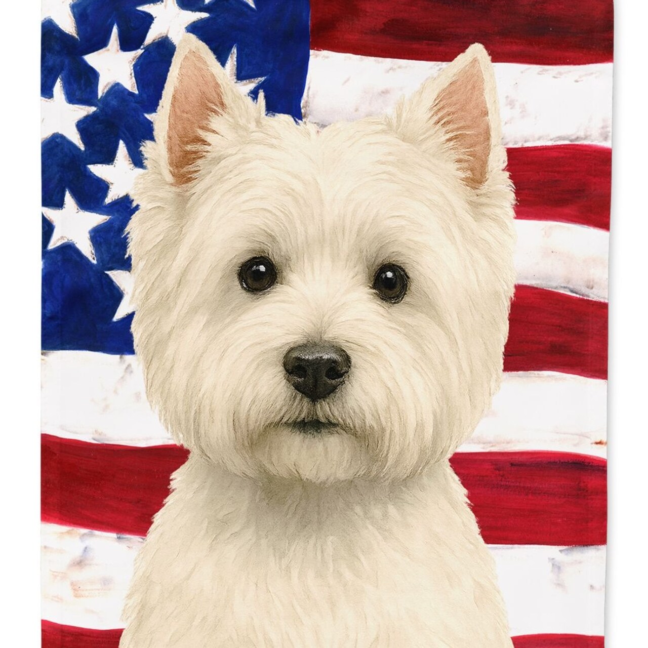 Edge Collections - Multicolor - Cozy Winter Snow Scene Seasonal House Flag Decor - 1 Piece